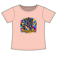 GBN Paint Splash Panther Women's Slim Fit Tee