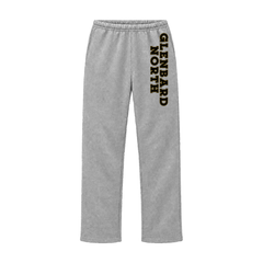 GBN Glenbard North Leg Straight Leg Sweatpants - Heather Grey