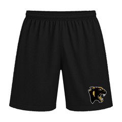 GBN Panther Logo Mesh Shorts - Black