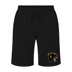GBN Panther Logo Fleece Shorts - Black