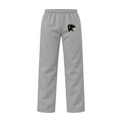 GBN Panther Logo Open Bottom Sweatpants - Sport Grey