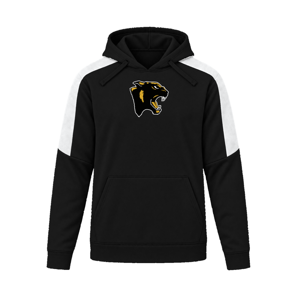 GBN Panther Logo Performance Hoodie - Black/ White
