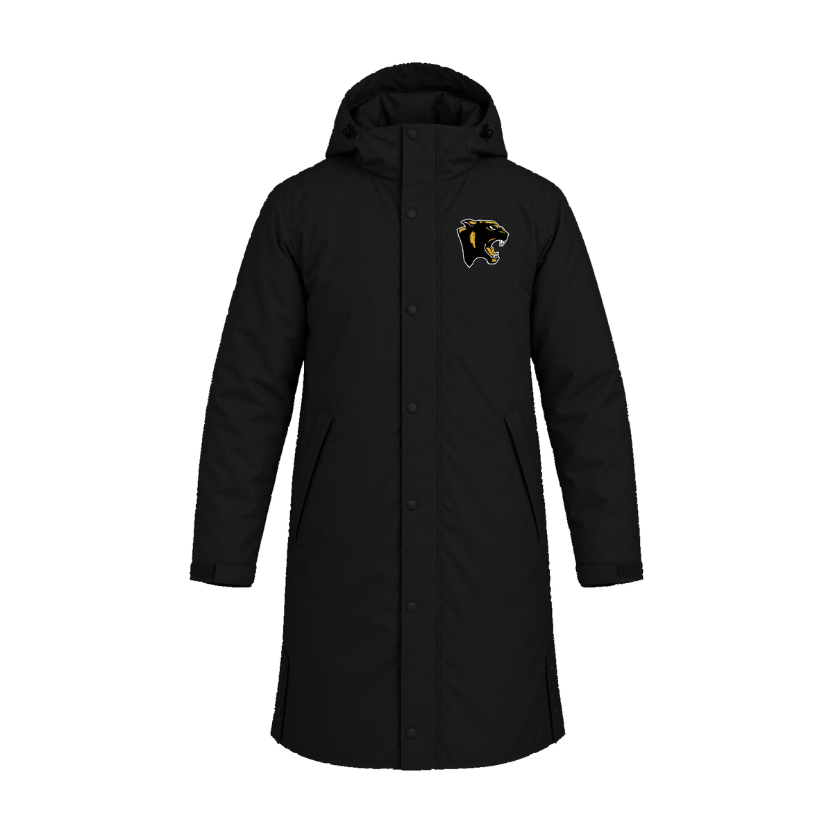 GBN Panther Logo Sideline Parka - Black