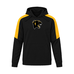 GBN Panther Logo Performance Hoodie - Black/ Gold