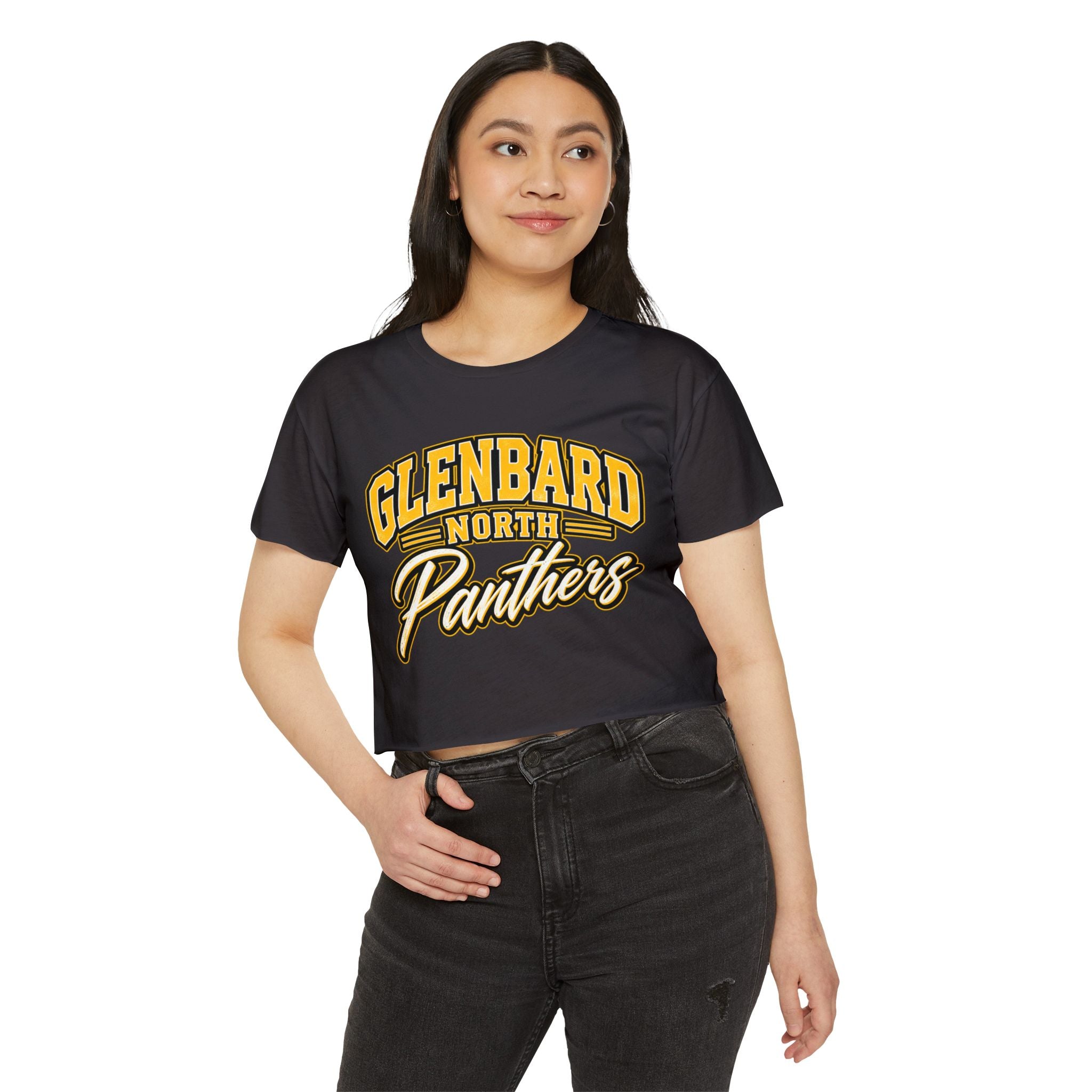 GBN Arched Panthers Crop Top