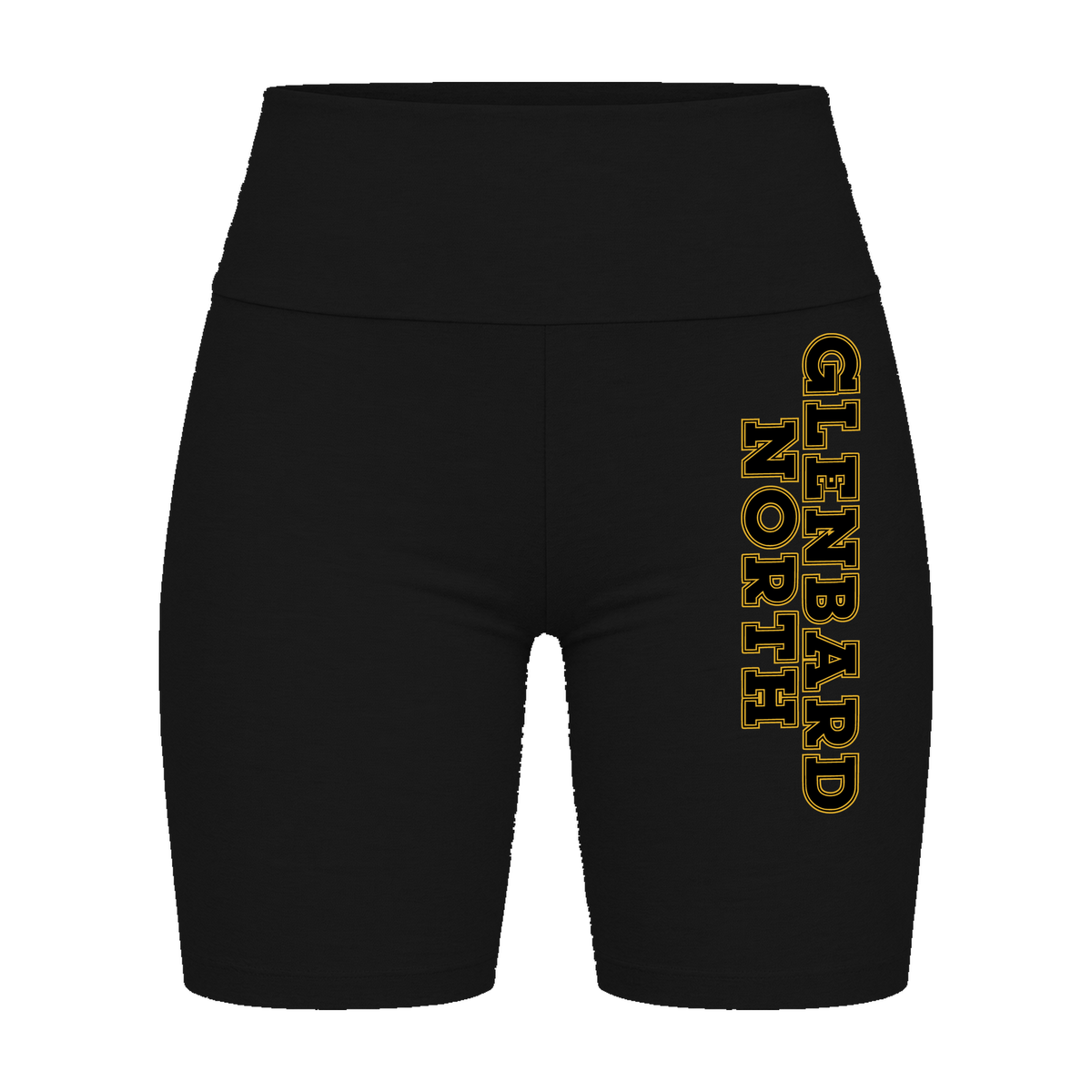 GBN Glenbard North Leg Women's Bike Shorts - Black