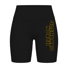 GBN Glenbard North Leg Women's Bike Shorts - Black