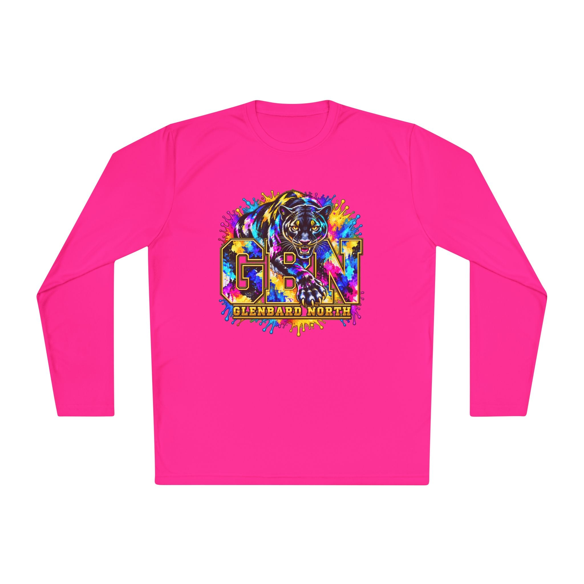 GBN Paint Splash Panther Performance Long Sleeve