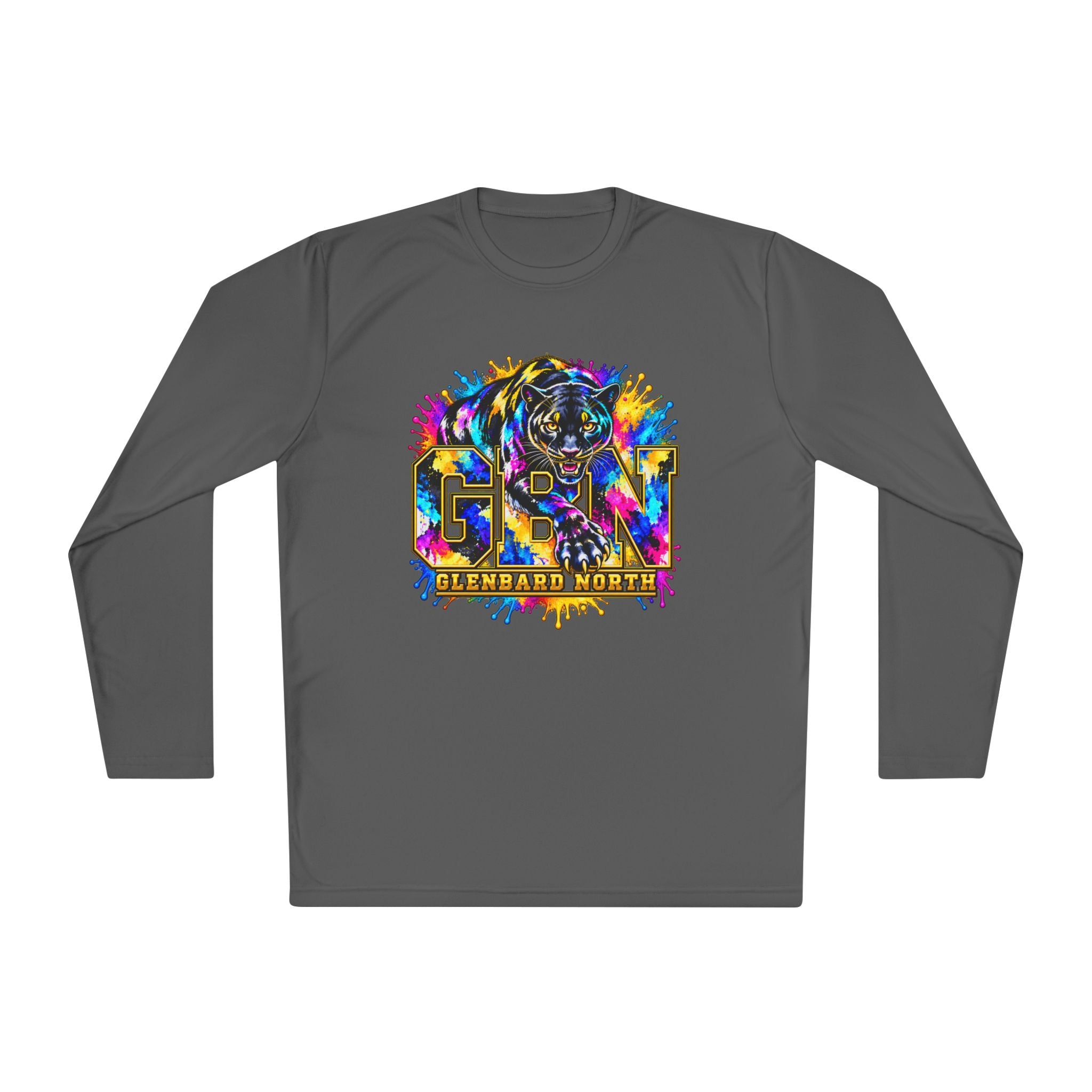 GBN Paint Splash Panther Performance Long Sleeve