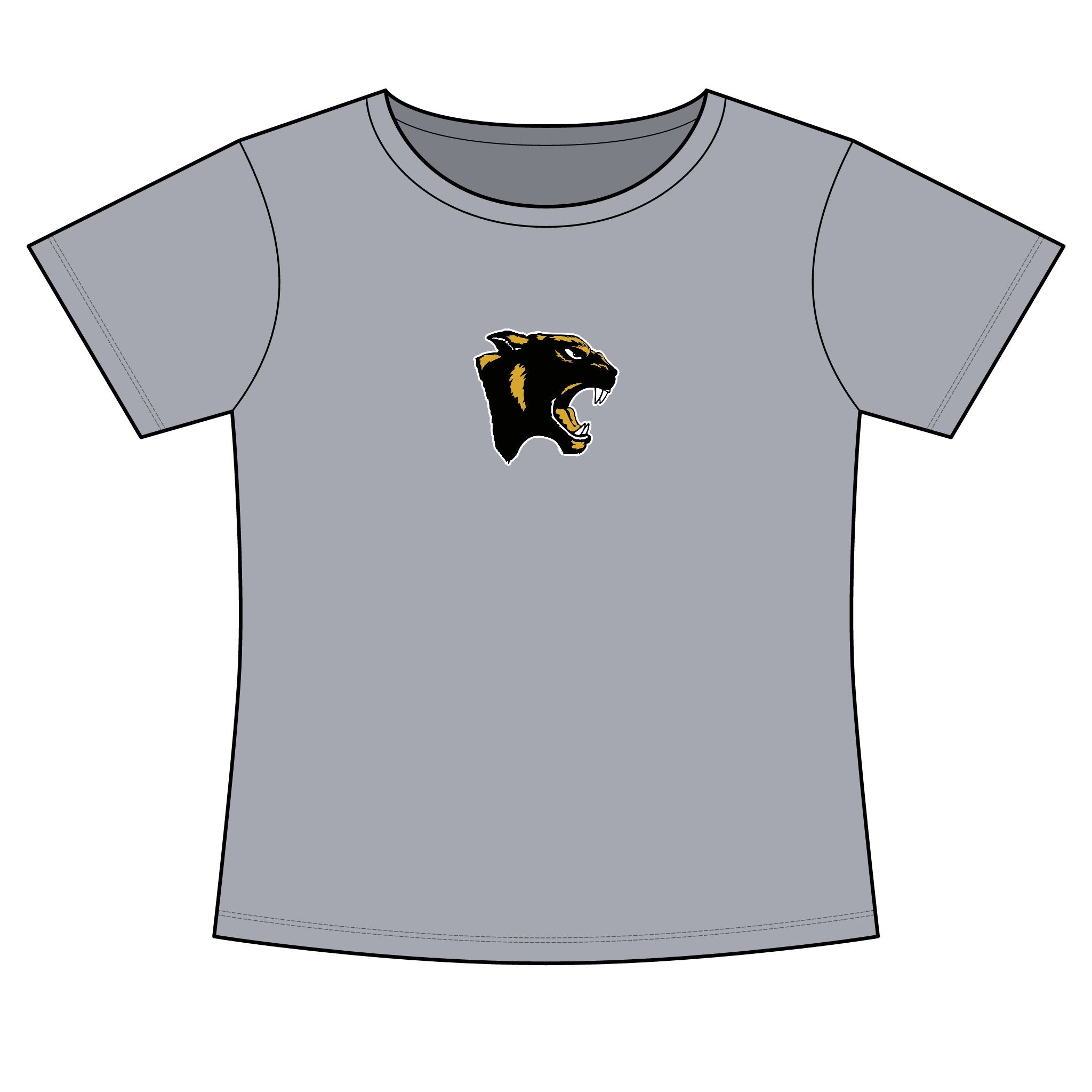 GBN Panther Logo Women's Slim Fit Tee