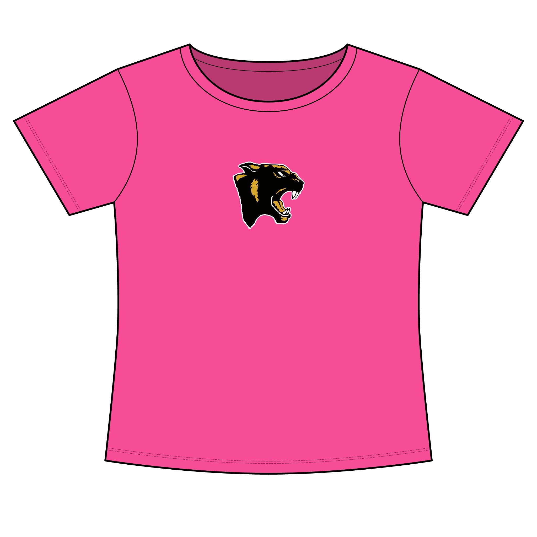 GBN Panther Logo Women's Slim Fit Tee