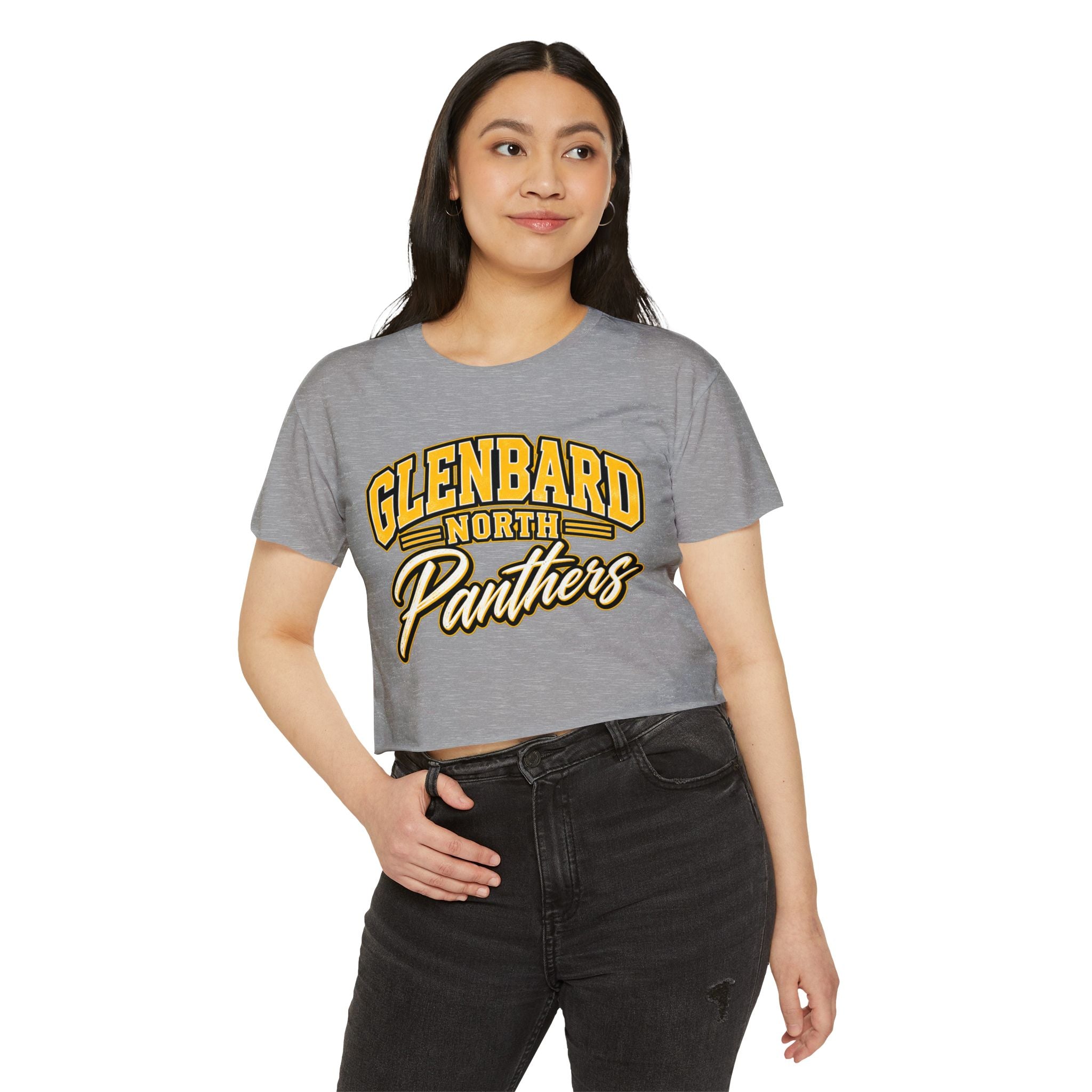 GBN Arched Panthers Crop Top