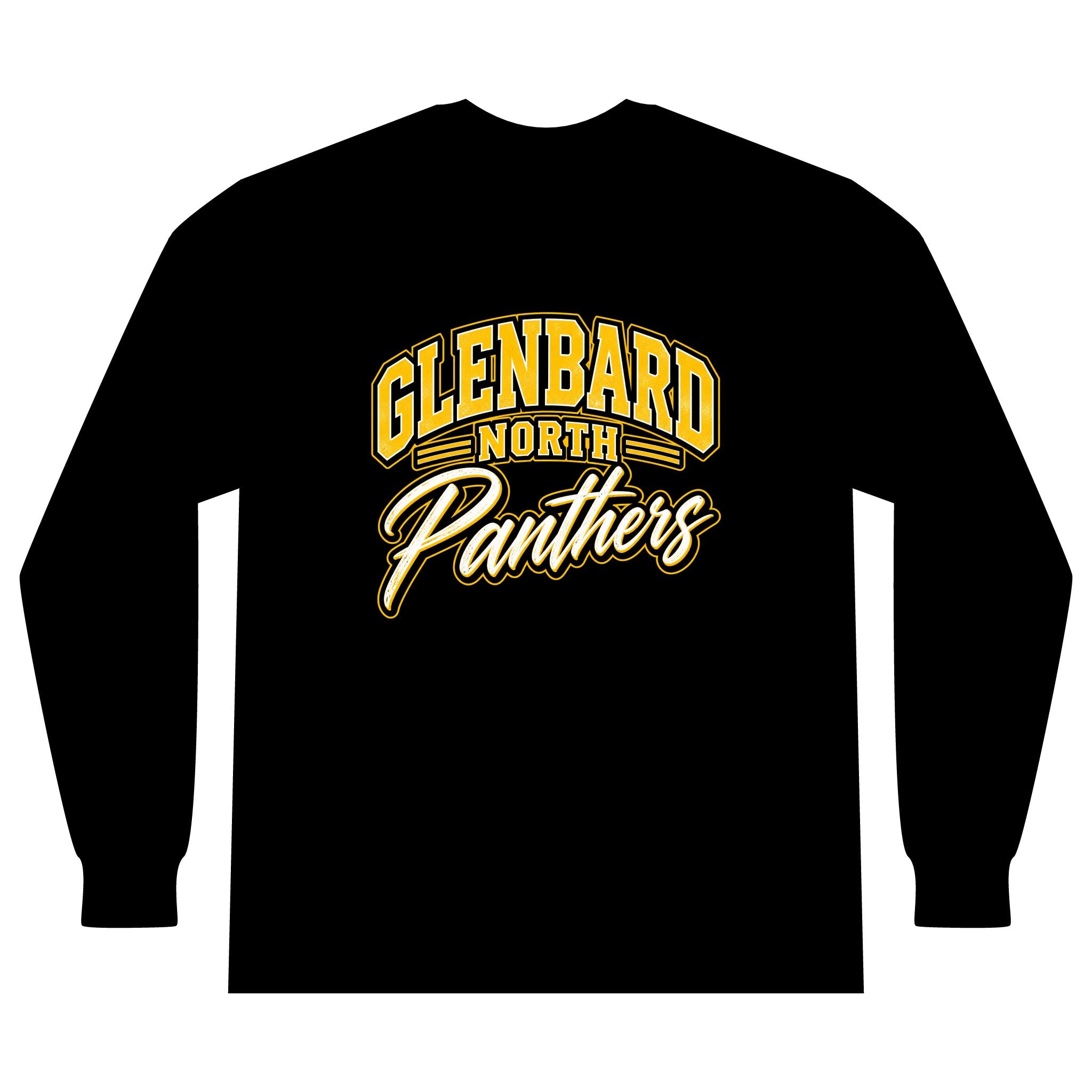 GBN Arched Panthers Long Sleeve Tee