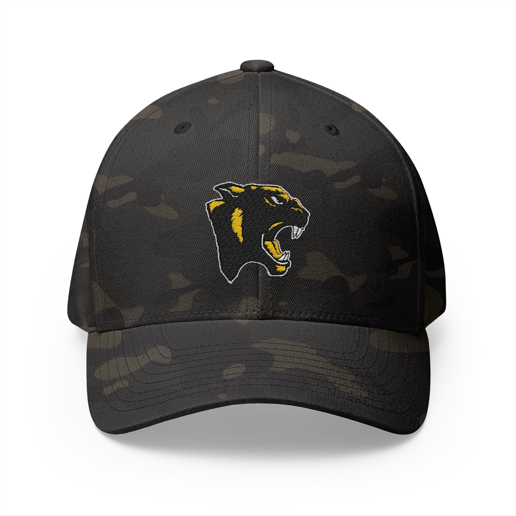 Panther Embroidered Structured Cap