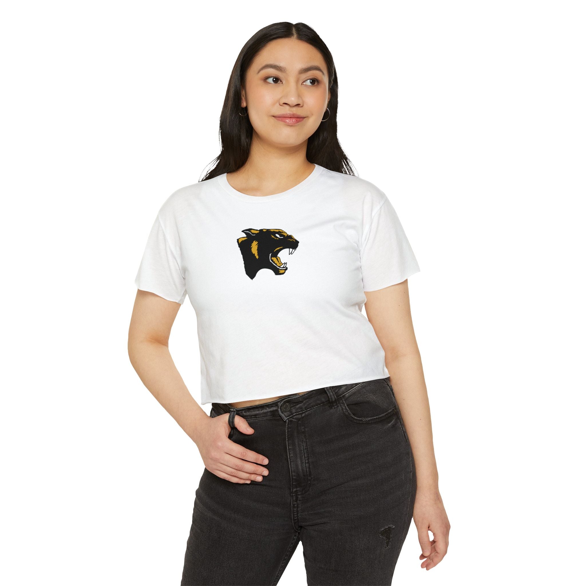 GBN Panther Logo Crop Top