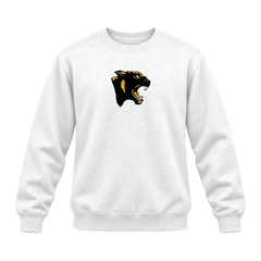 GBN Panther Logo Premium Crewneck - White