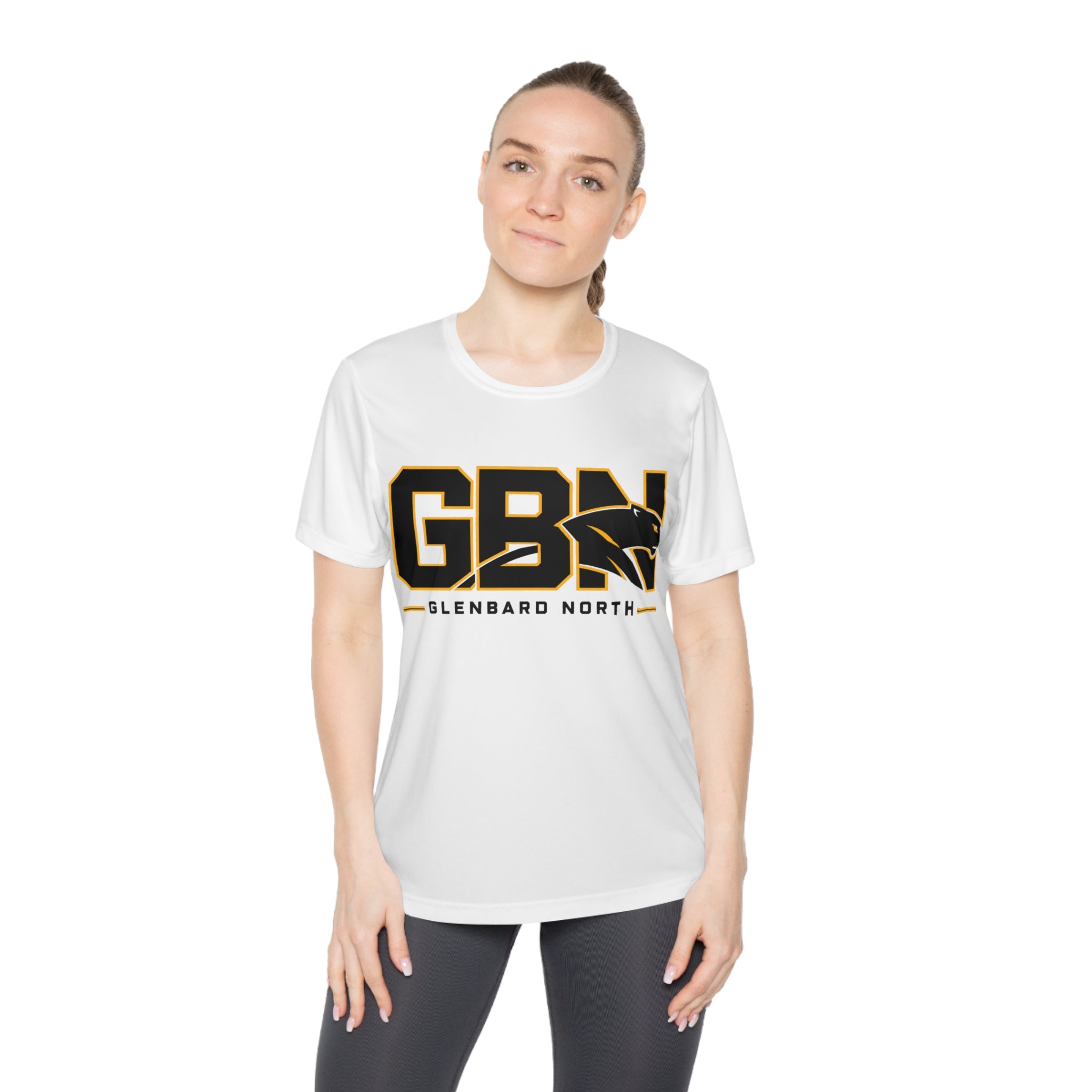 GBN Block Logo Ladies Performance Tee