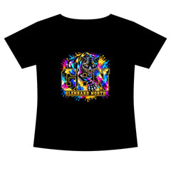 GBN Paint Splash Panther Women's Slim Fit Tee