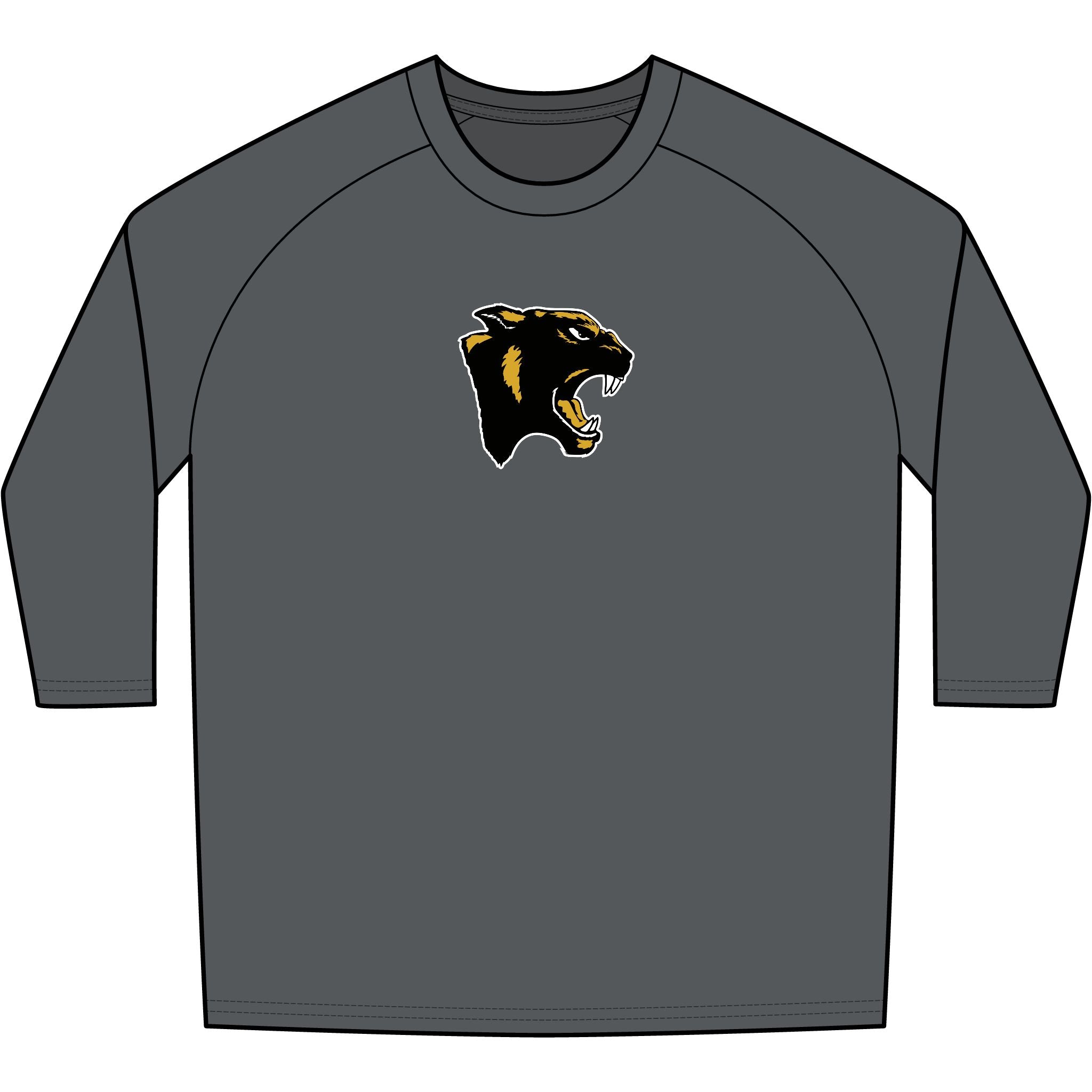 GBN Panther Logo Baseball Tee
