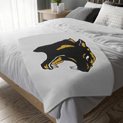 Panther Reversible Microfiber Blanket (Gray)