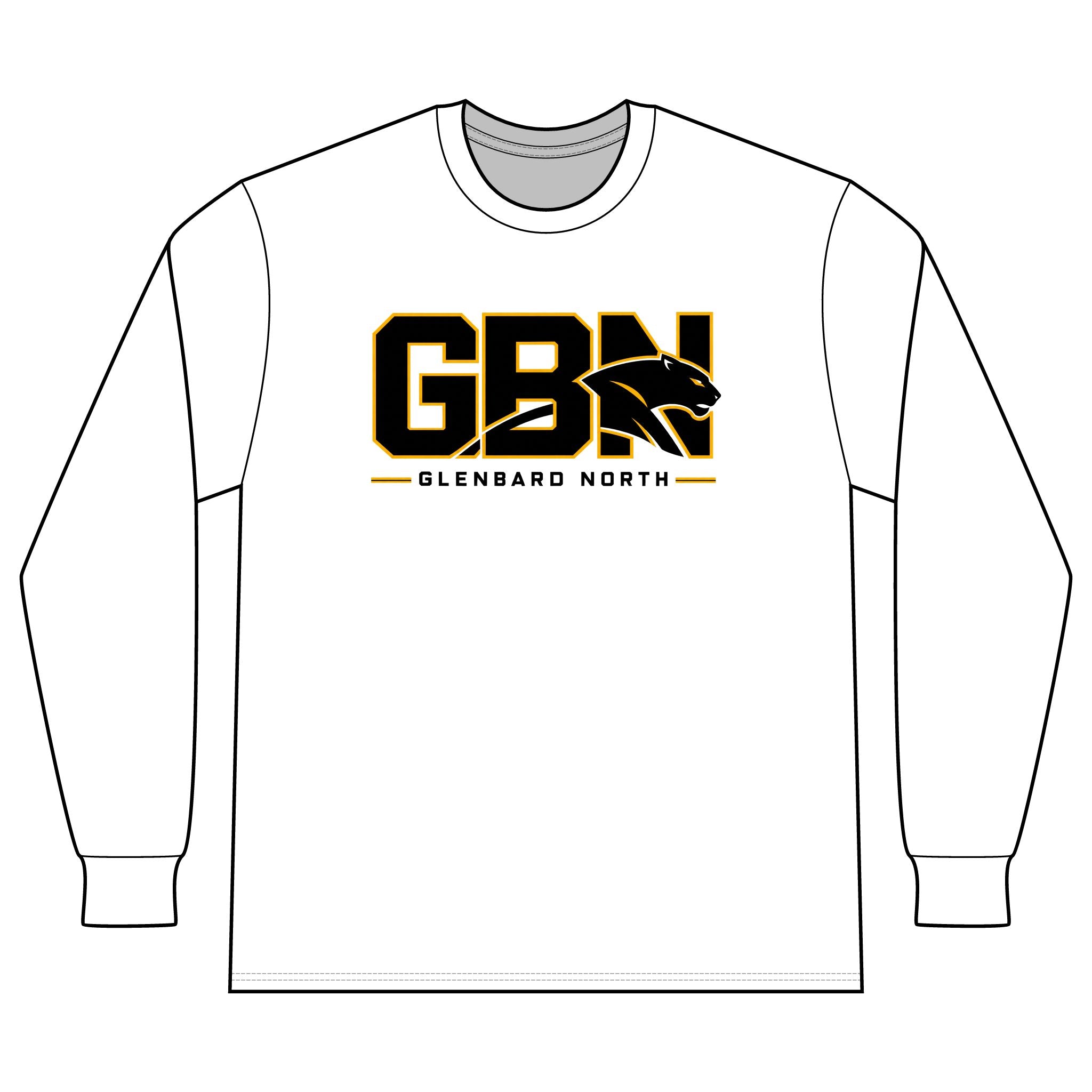 GBN Block Logo Long Sleeve Tee