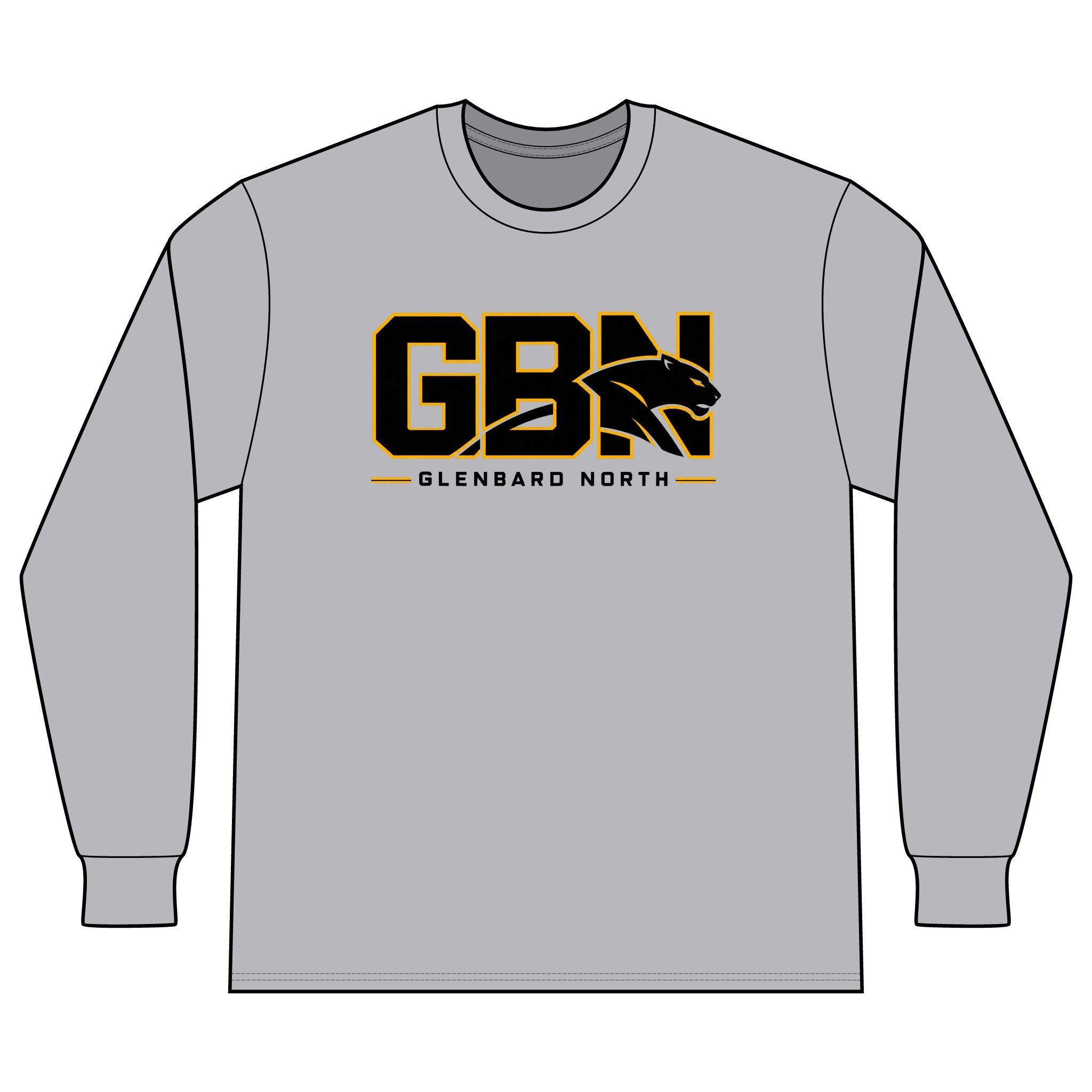 GBN Block Logo Long Sleeve Tee