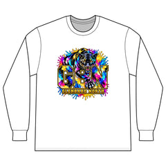 GBN Paint Splash Panther Long Sleeve Tee