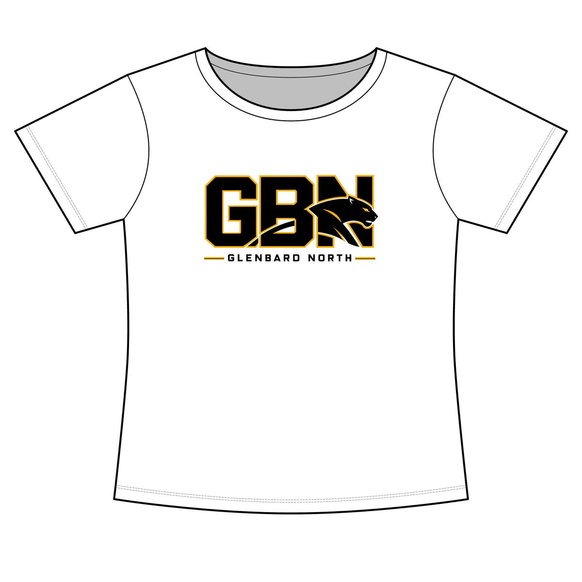 GBN Block Logo Women's Slim Fit Tee