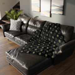 Panther Reversible Microfiber Blanket (Gray)