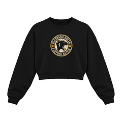 GBN Panther Nation Women's Cropped Crewneck - Black