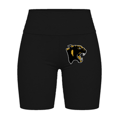 GBN Panther Logo Women's Bike Shorts - Black