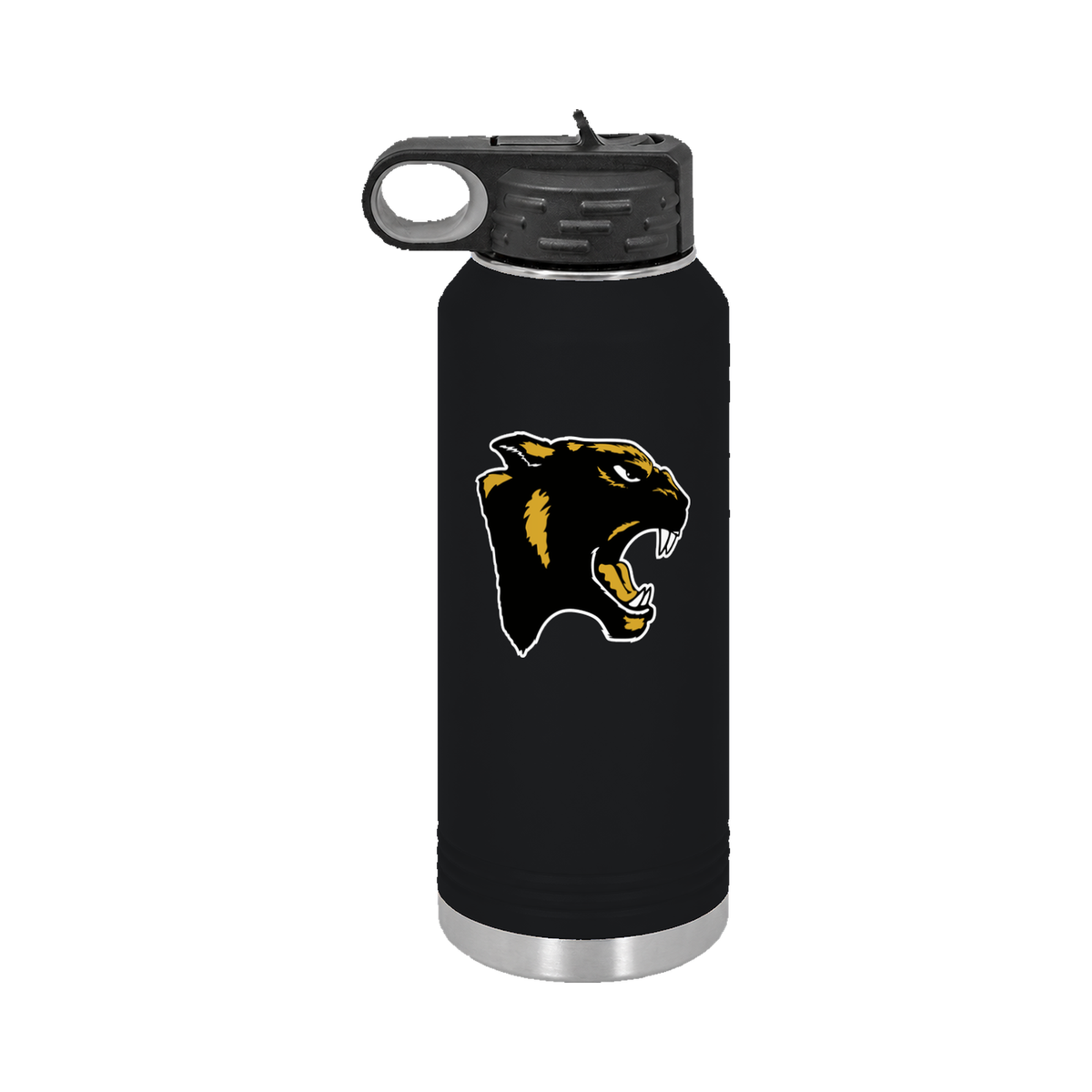 GBN Panther Logo 32oz Water Bottle - Black
