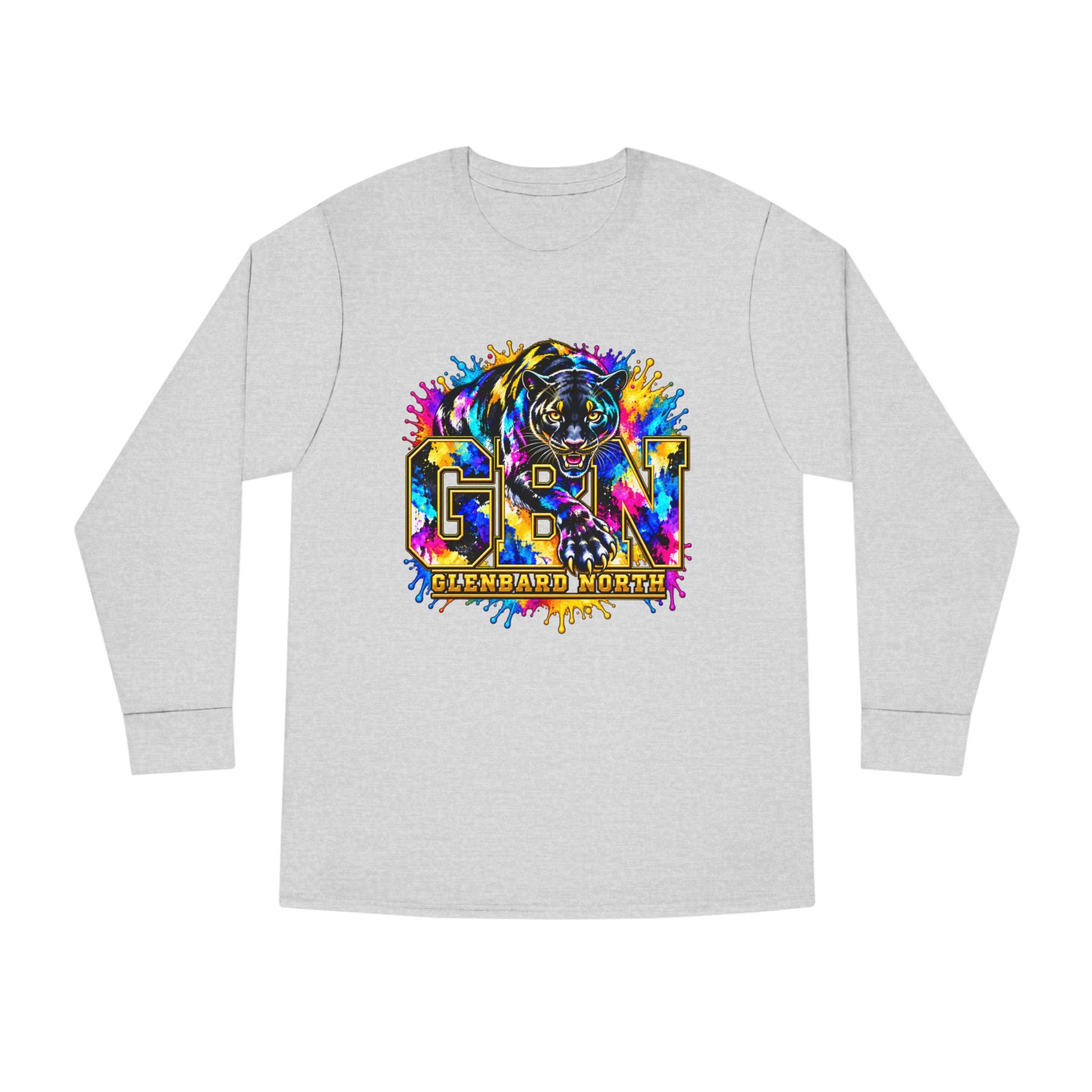 GBN Paint Splash Panther Long Sleeve Tee