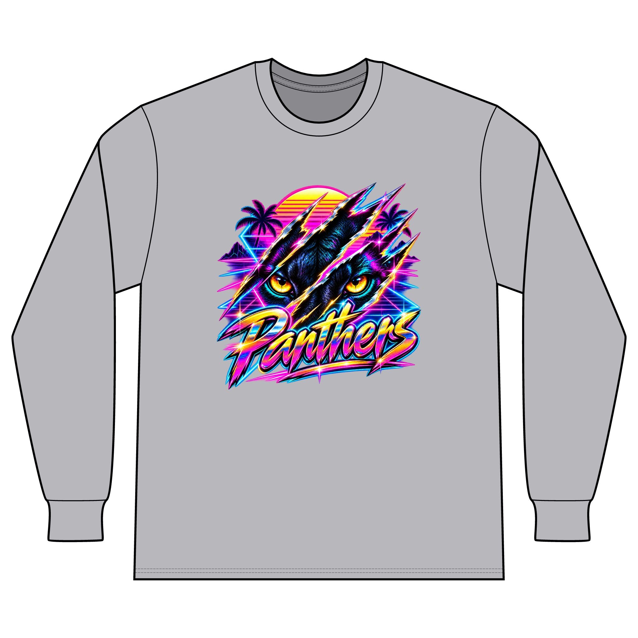 GBN Neon Panther Long Sleeve Tee