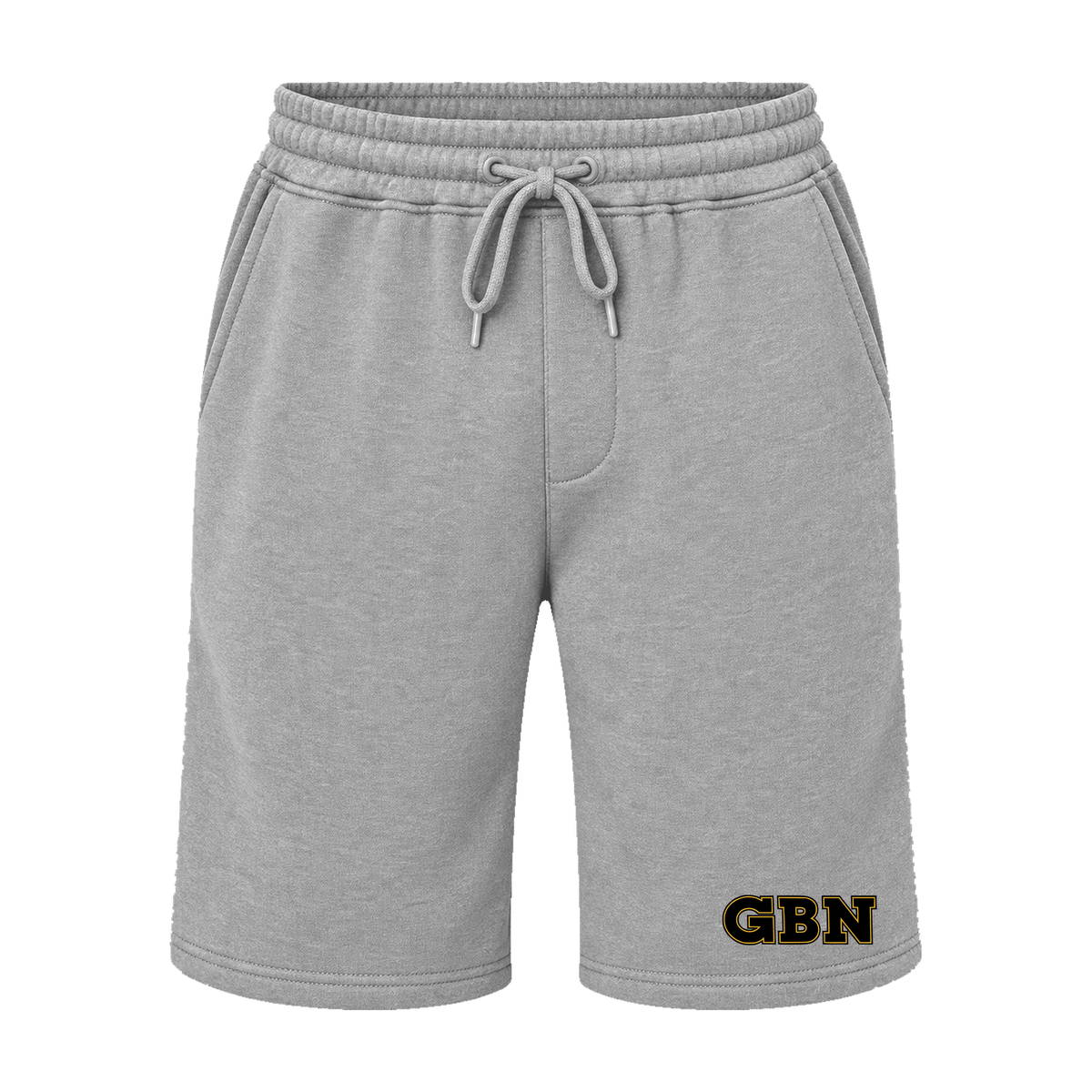 GBN Varsity Letters Fleece Shorts - Grey Heather