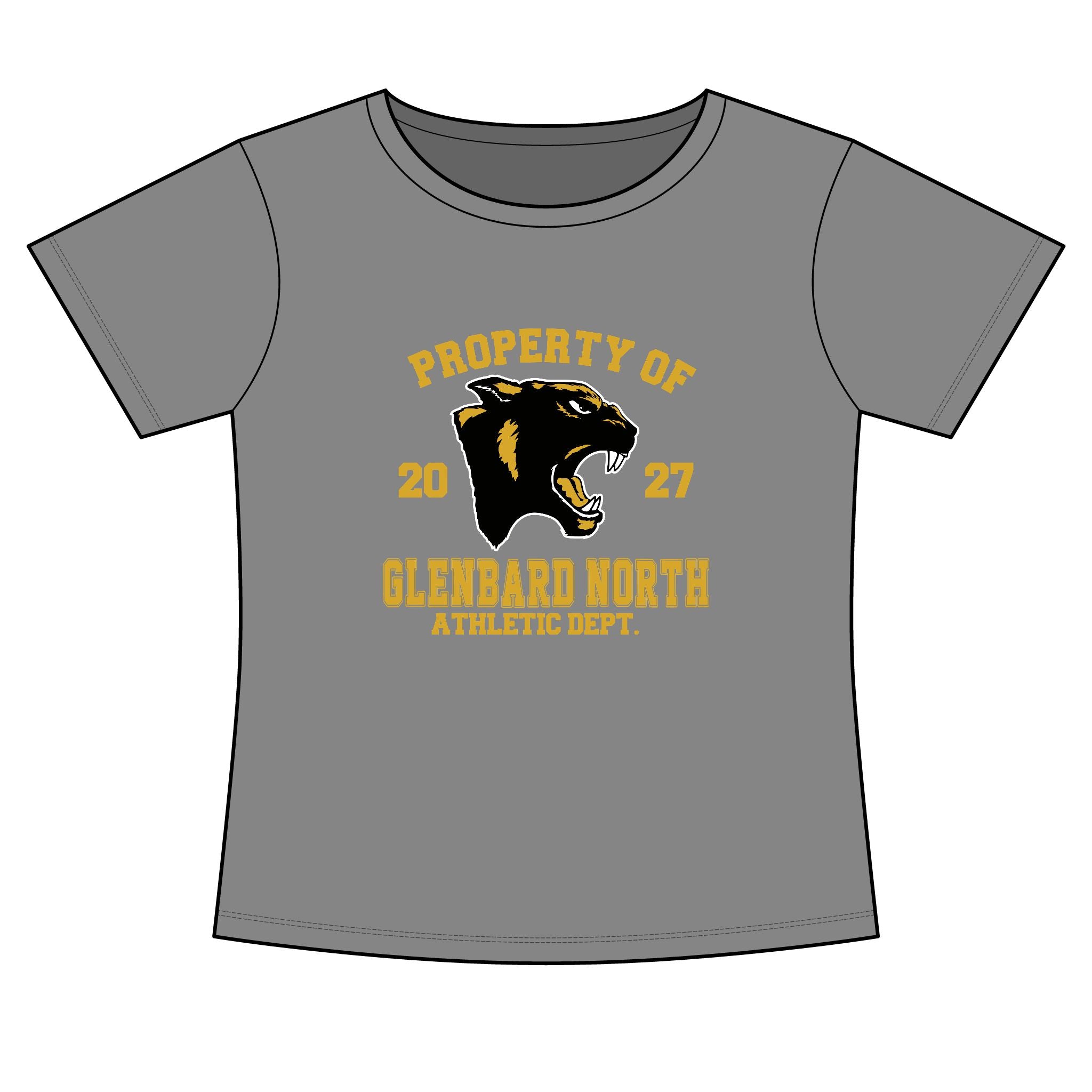 GBN Property Of Women's Slim Fit Tee