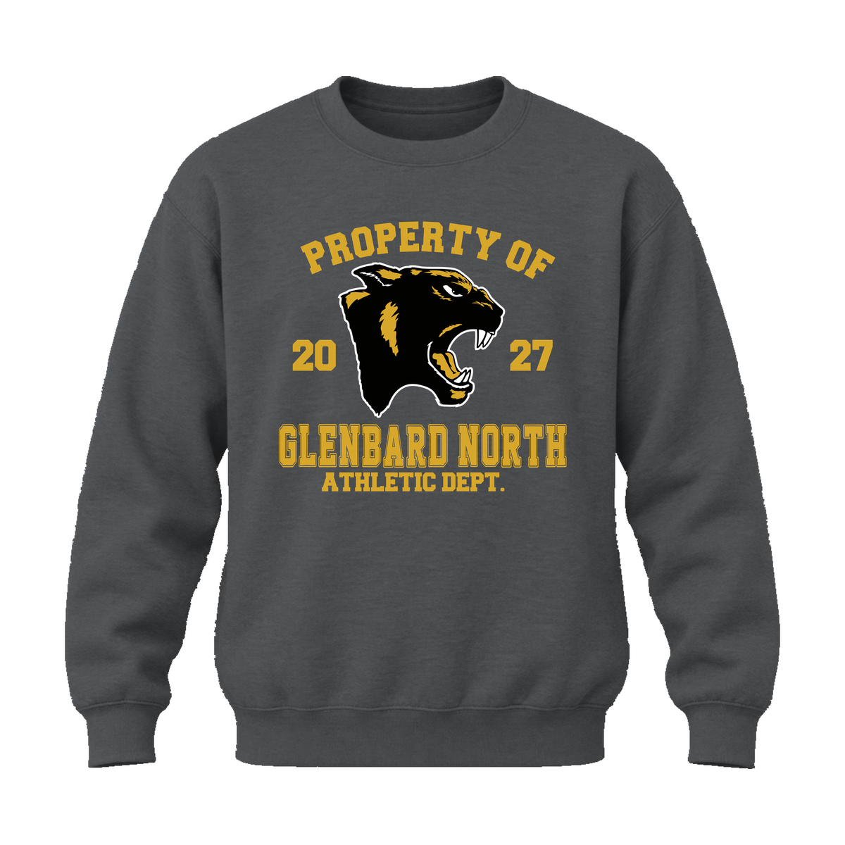 GBN Property Of Crewneck Sweatshirt - Charcoal