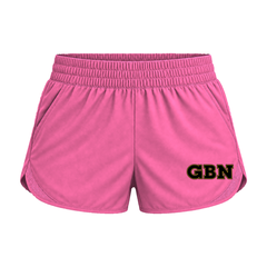 GBN Varsity Letters Women's Athletic Shorts - Active Pink