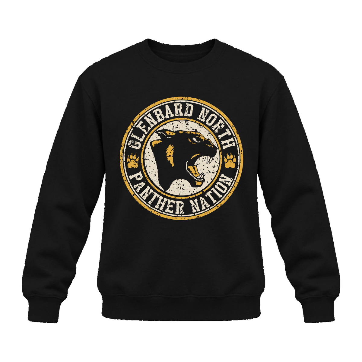 GBN Panther Nation Premium Crewneck - Black