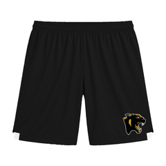 GBN Panther Logo Two-Tone Shorts - Black/ White