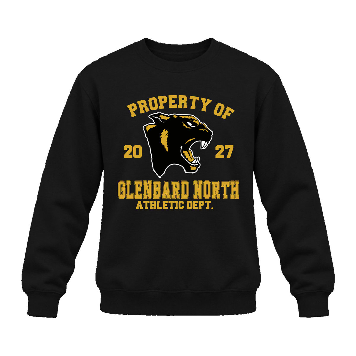 GBN Property Of Premium Crewneck - Black