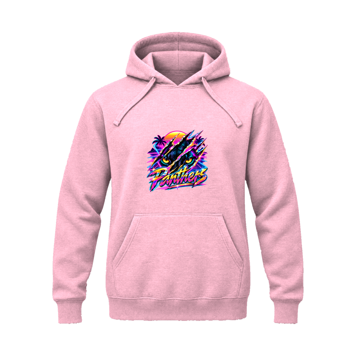 GBN Neon Panther Premium Hoodie - Pink