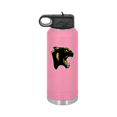GBN Panther Logo 32oz Water Bottle - Pink