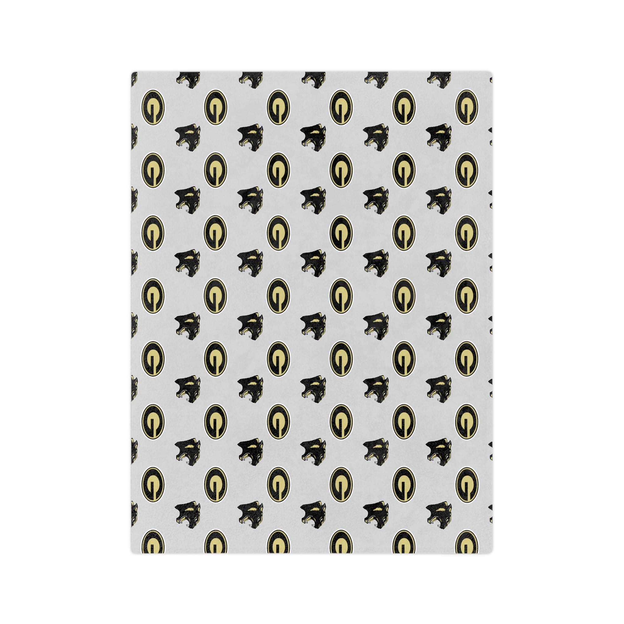 Panther Soft Velveteen Cozy Throw (Gray)