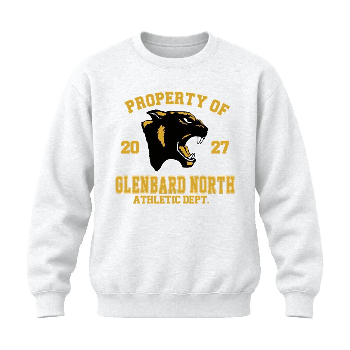 GBN Property Of Crewneck Sweatshirt - White