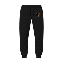 GBN Panther Logo Embroidered Joggers - Black