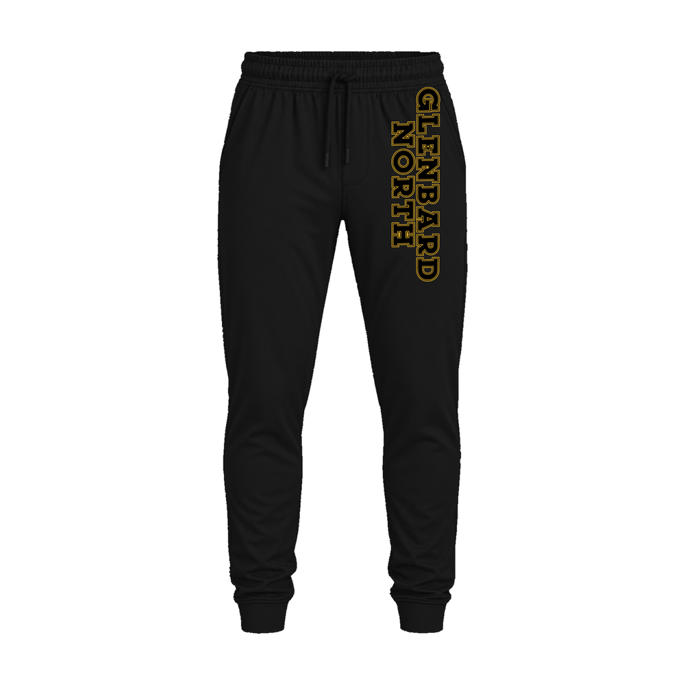 GBN Glenbard North Leg Performance Joggers - Black