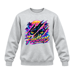 GBN Neon Panther Premium Crewneck - Light Steel