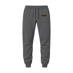 GBN Varsity Letters Embroidered Joggers - Charcoal Heather