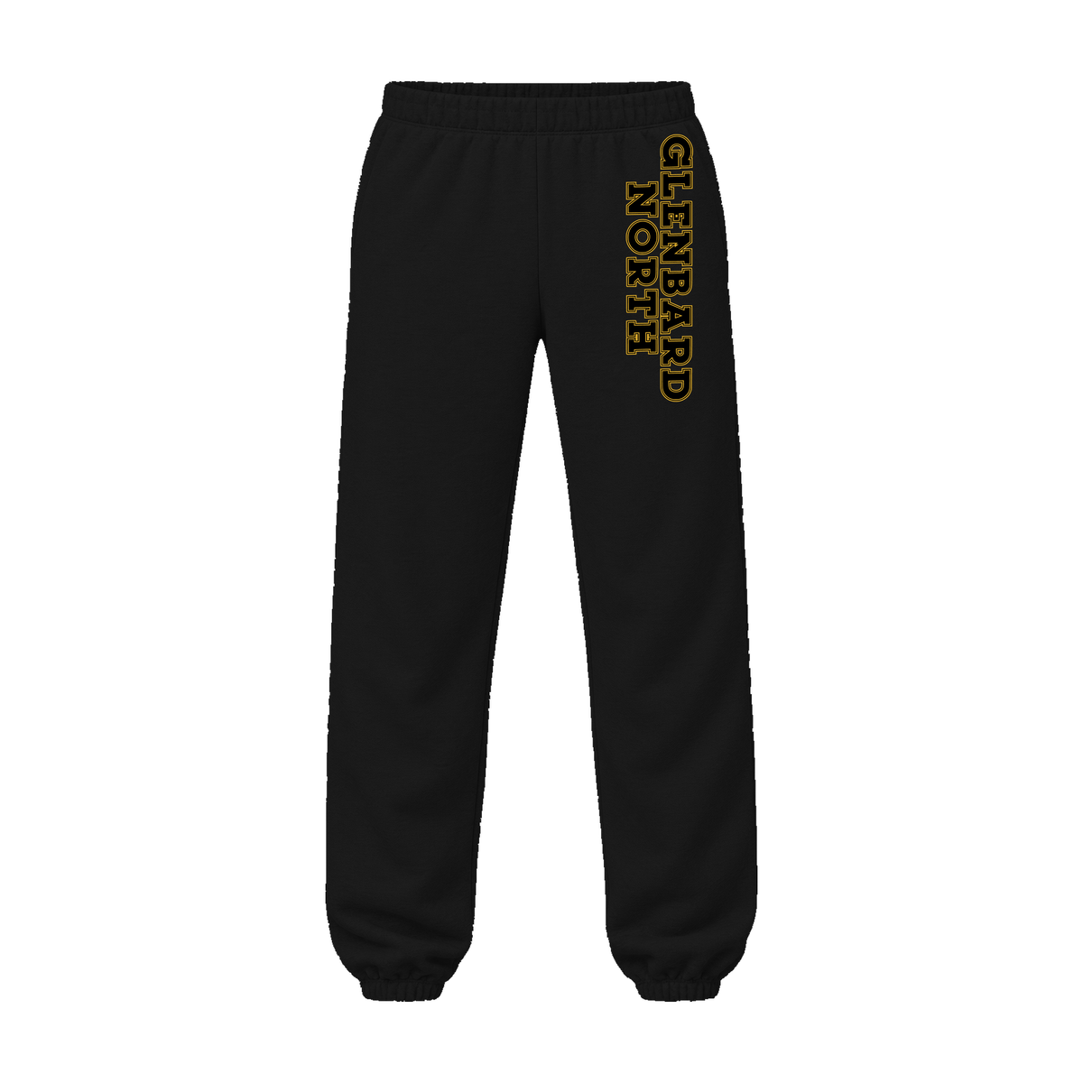 GBN Glenbard North Leg Premium Sweatpants - Black